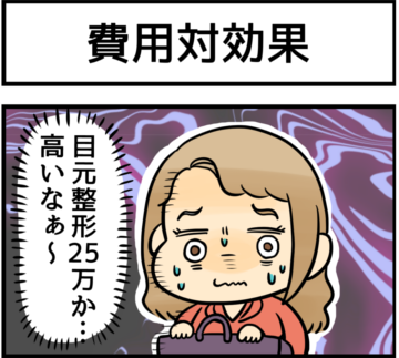 目元整形25万か…高いなぁ～
